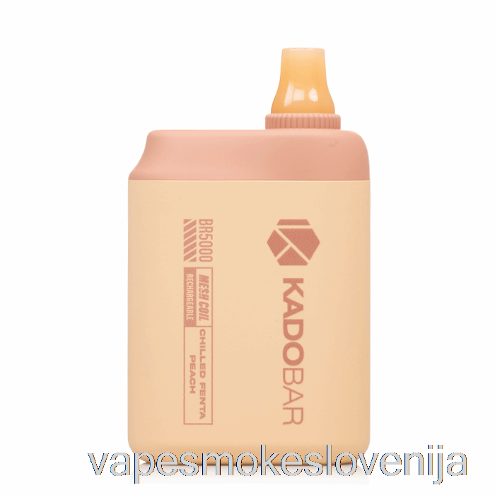 Vape Slovenija Kado Bar Br5000 Za Enkratno Uporabo Ohlajena Fenta Breskev